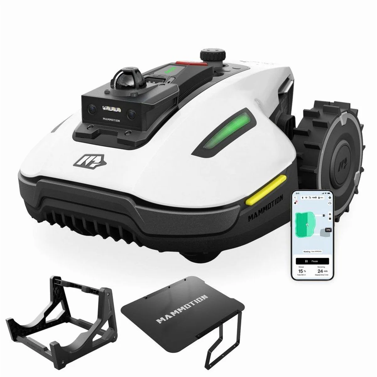 Mammotion YUKA Mini 2 Mähroboter, 360° LiDAR, KI Vision, für bis zu 1000 m²