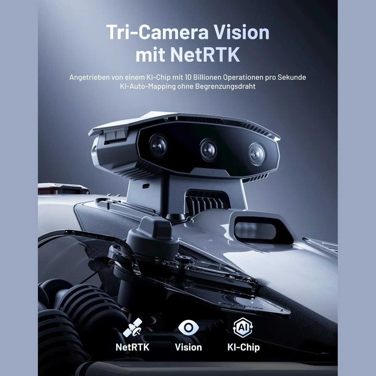Mammotion LUBA Mini 2 AWD, Präzise Kartierung, Allradantrieb, App-Steuerung 2