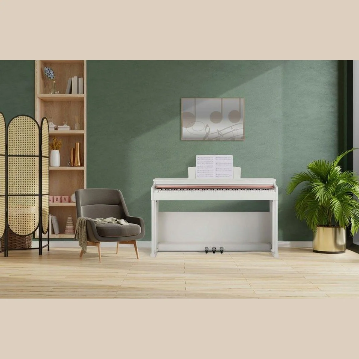 McGrey DP-19 Digitalpiano, gewichtete Hammertastatur, 128-fache Polyphonie — ideal für Einsteiger 2
