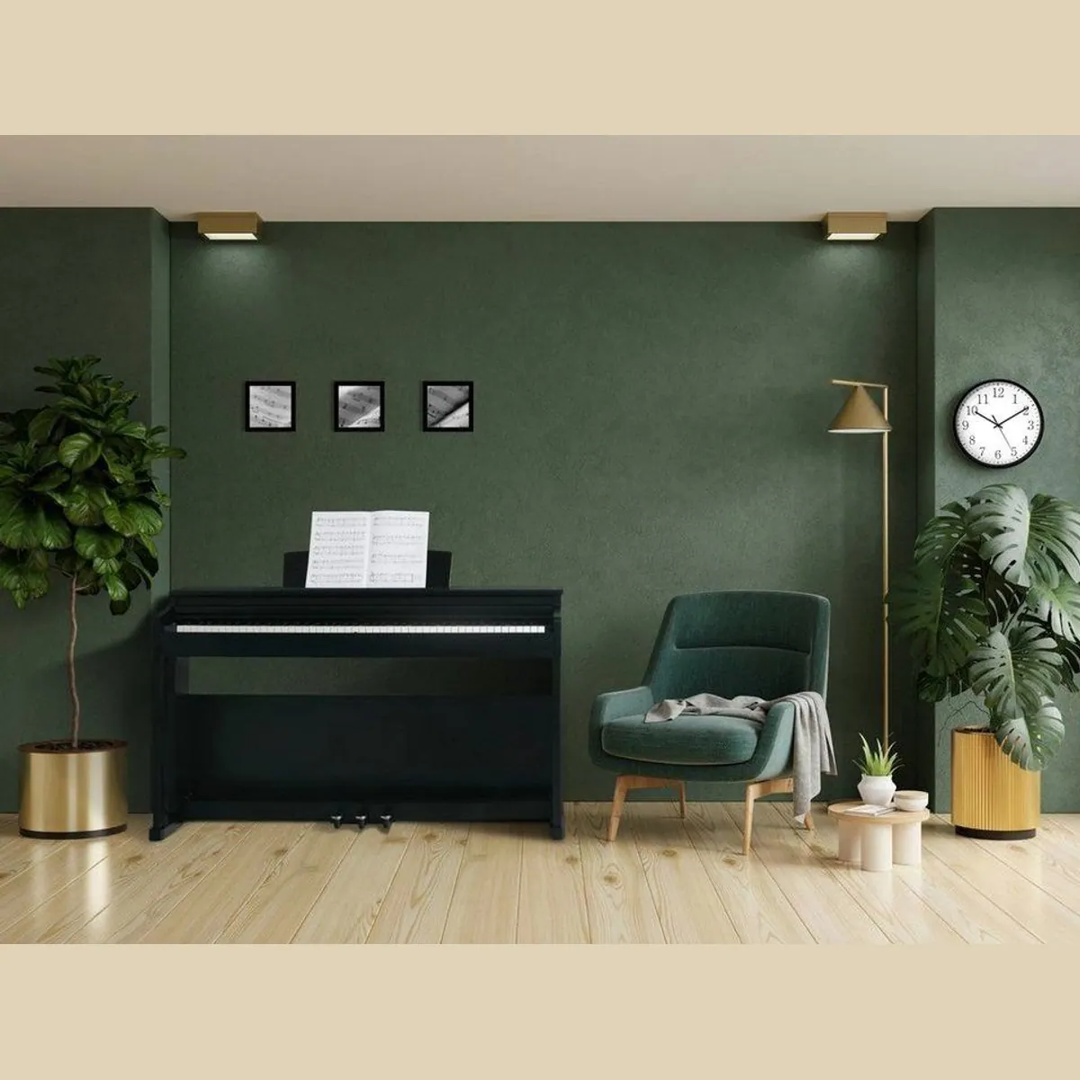 McGrey DP-19 Digitalpiano Set, 88 gewichtete Tasten, Metronom & Kopfhöreranschlüsse 4