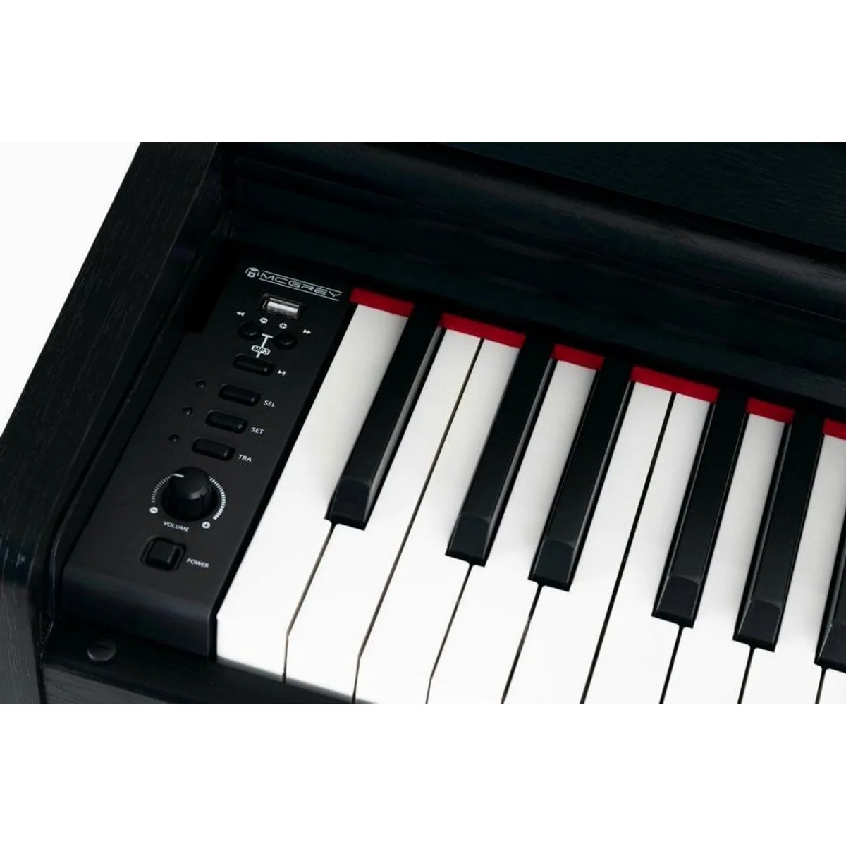 McGrey DP-19 Digitalpiano Set, 88 gewichtete Tasten, Metronom & Kopfhöreranschlüsse 5