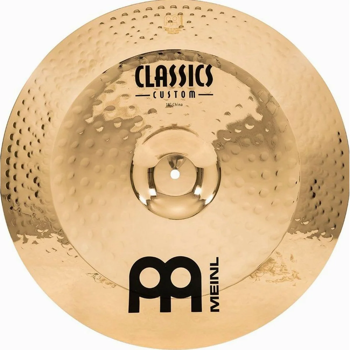 Meinl Classics Custom China 18", B10 Bronze, durchdringender Klang — ideal für Rock und Heavy