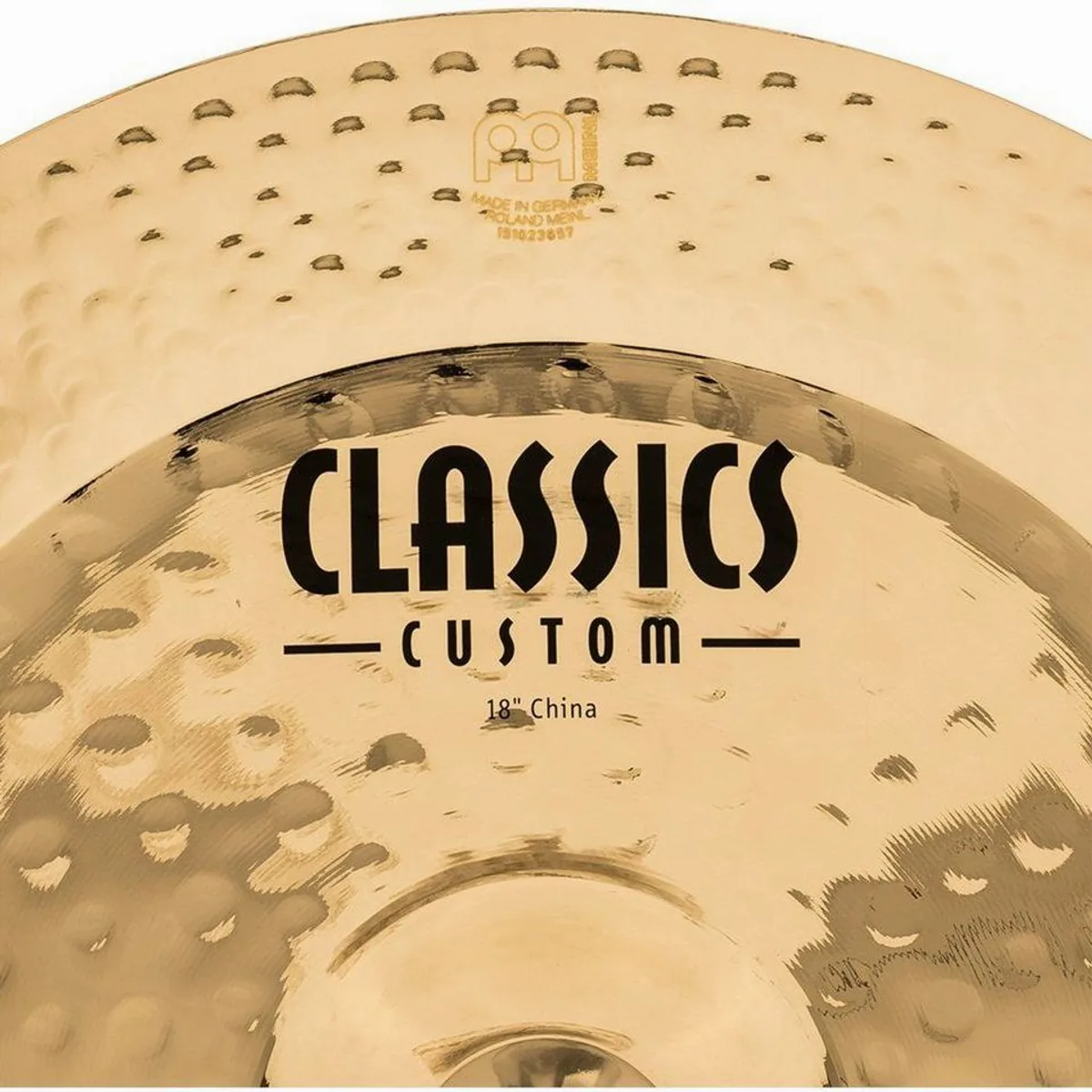 Meinl Classics Custom China 18", B10 Bronze, durchdringender Klang — ideal für Rock und Heavy 2
