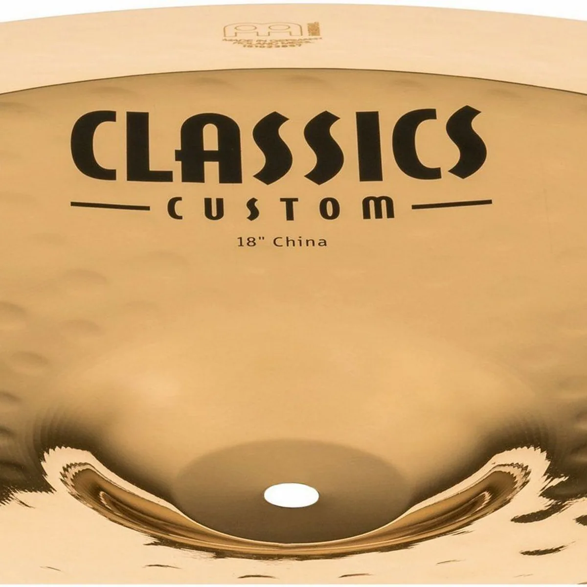 Meinl Classics Custom China 18", B10 Bronze, durchdringender Klang — ideal für Rock und Heavy 3