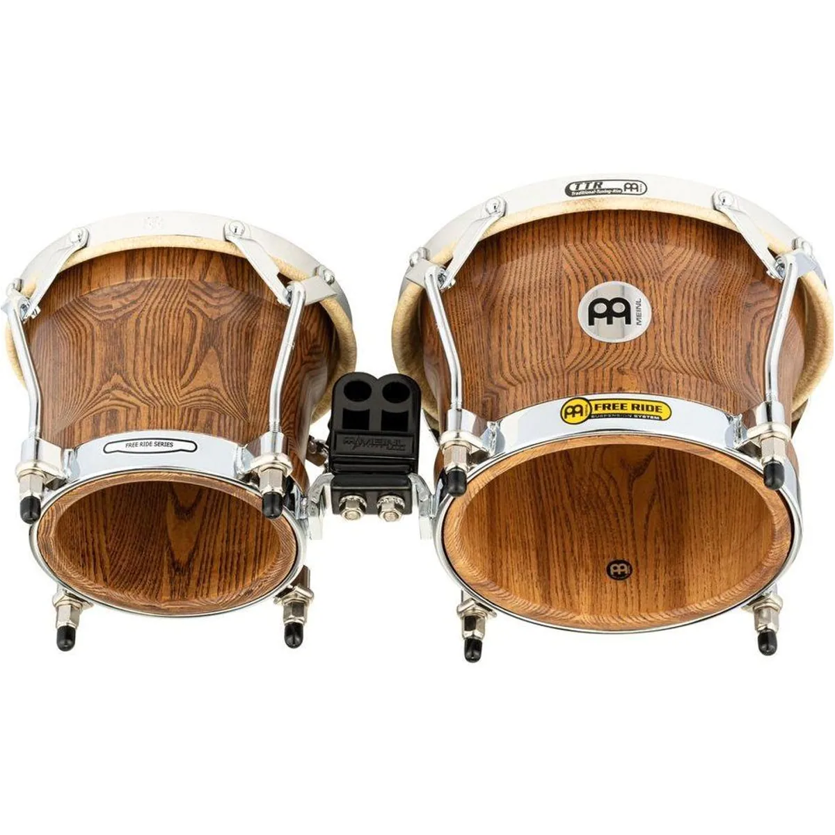 Meinl Percussion WB500ZFA-M Bongos, amerikanische Esche, True Skin Kuhfelle 4