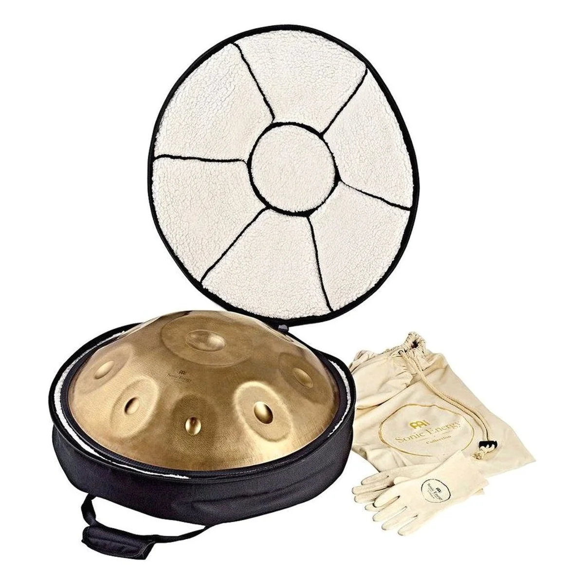 Meinl Sonic Energy HPSTL100 Handpan, klarer Klang, handgefertigt aus Edelstahl