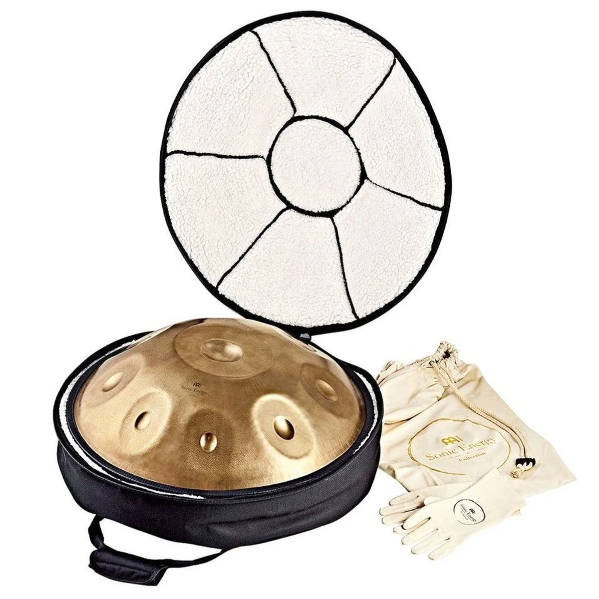 Meinl Sonic Energy HPSTL90 Handpan, warmer Klang, handgefertigt, inklusive Schutztasche 3