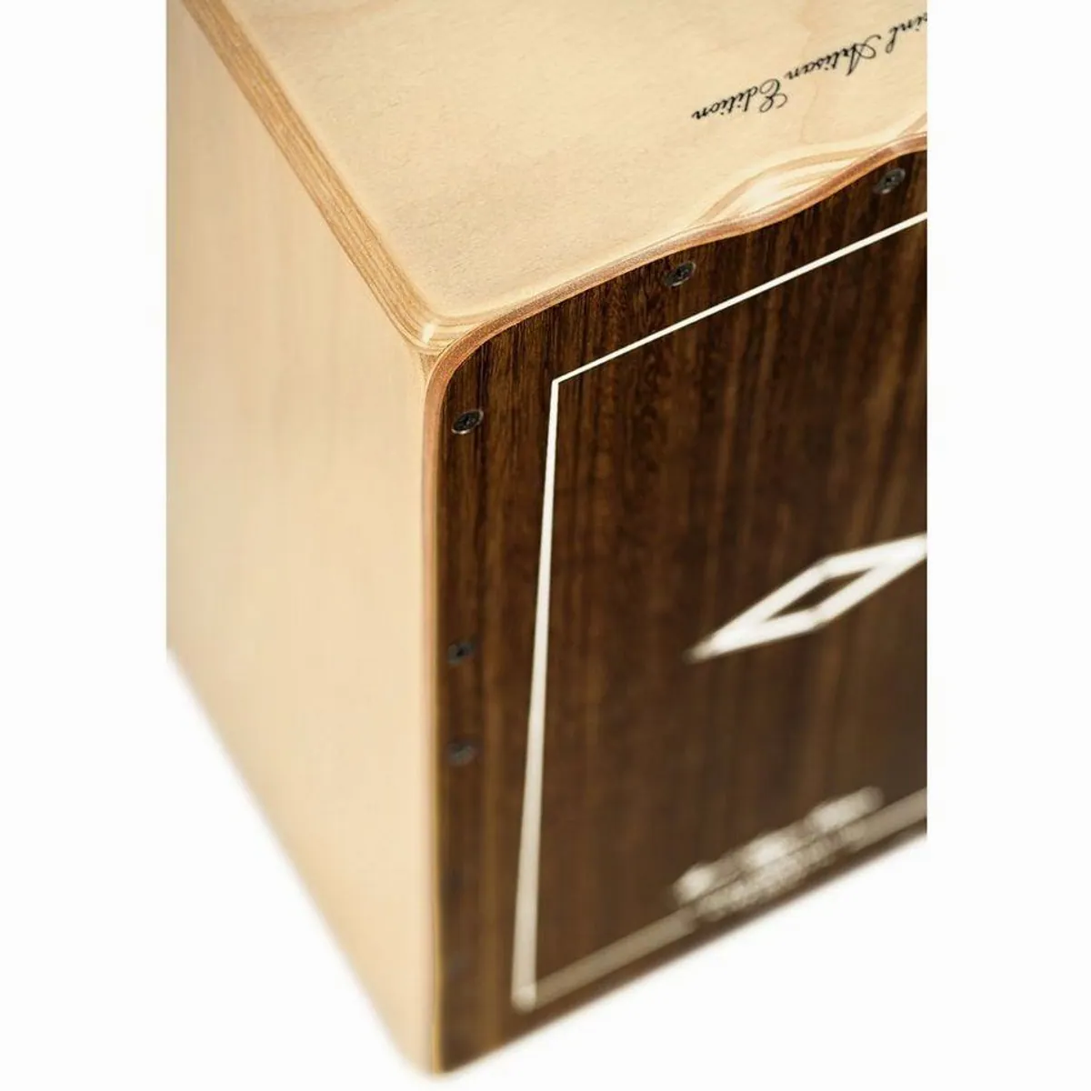 Meinl Percussion Artisan Cajon AETLBE, 9mm Birkenkorpus, Eucalyptus Spielfläche, Handgewickelte Snaresaiten 3