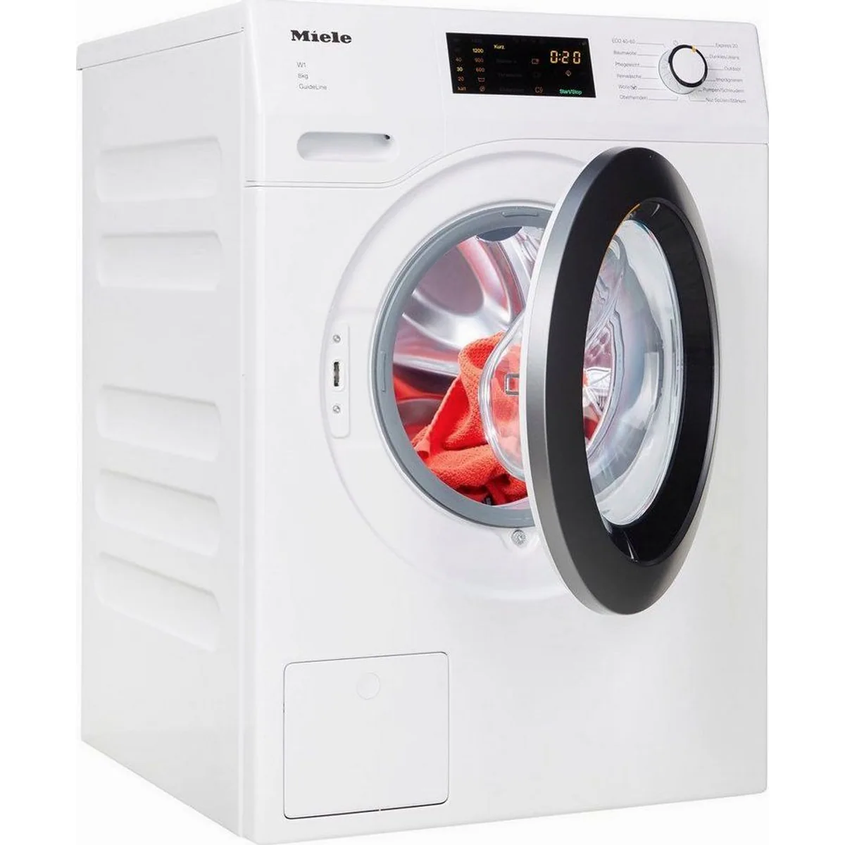 Miele WDD131 WPS GuideLine, 8 kg, 1400 U/min, für Sehbehinderte — energieeffizient, leise, CapDosing
