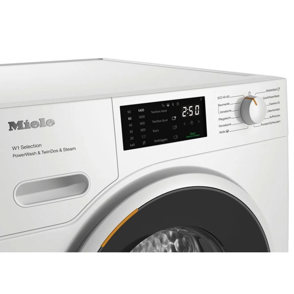 Miele WSG883 WCS PWash&TDos&Steam, 9 kg, 1400 U/min, automatische Dosierung 3