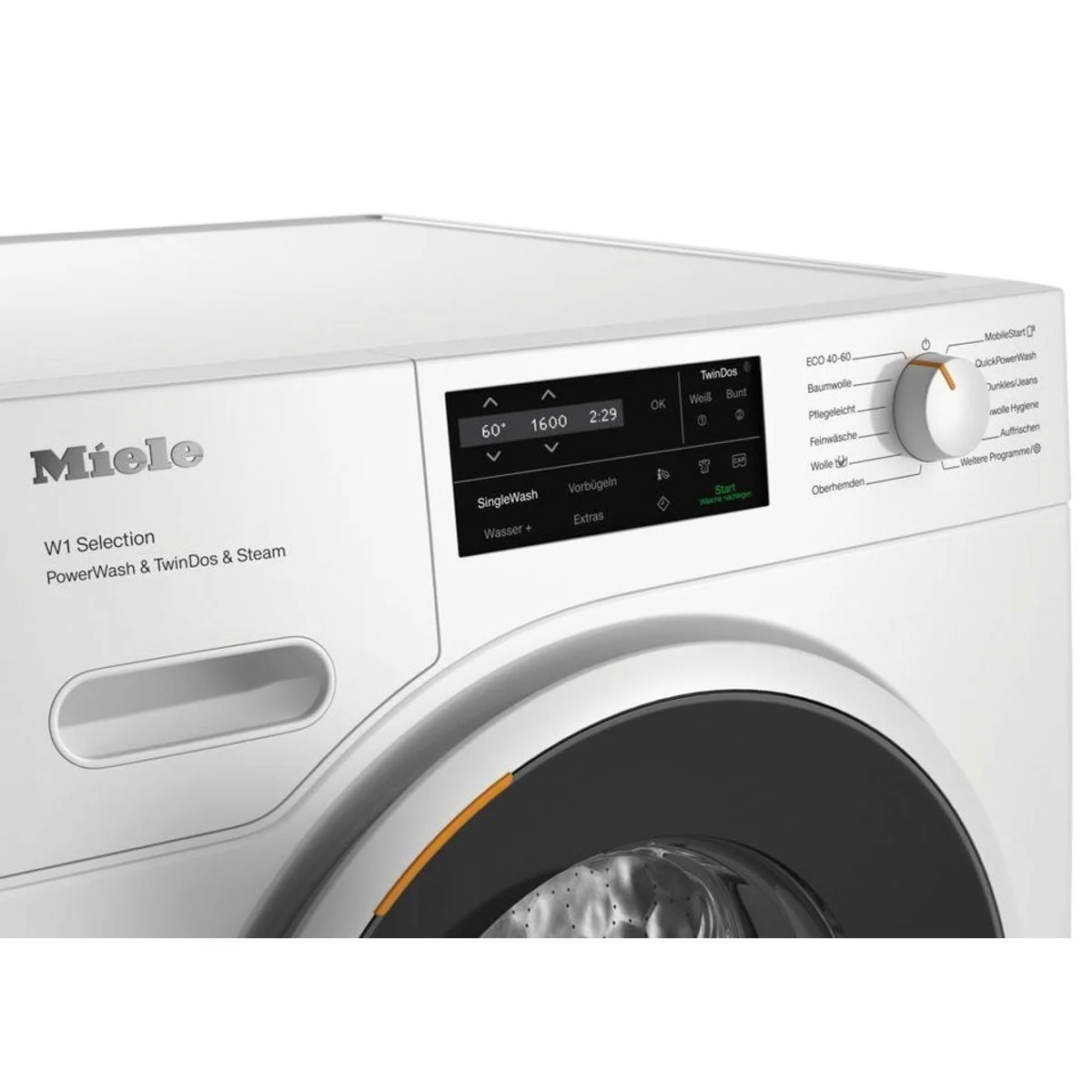Miele WSJ883 WCS PWash&TDos&Steam, 9 kg, 1600 U/min, automatische Waschmitteldosierung 3