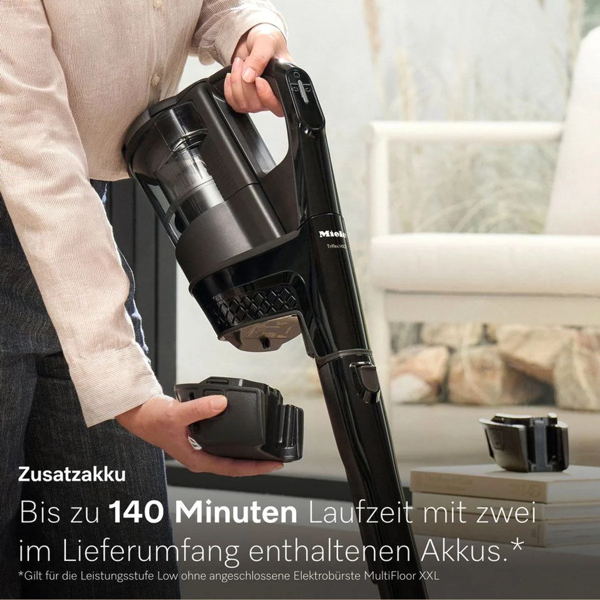 Miele Triflex HX3 Plus, 192 W, beutellos – kabellos, kraftvoll, flexibel 4