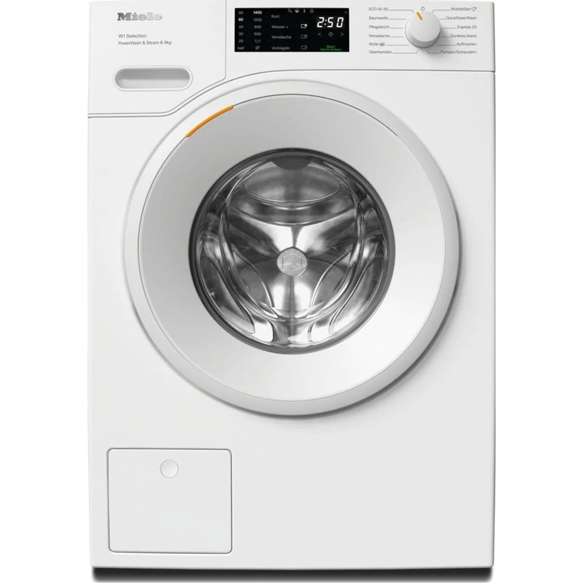 Miele WSD383 WCS PWash&Steam Waschmaschine, 9 kg, 1400 U/min, Energieeffizienzklasse A