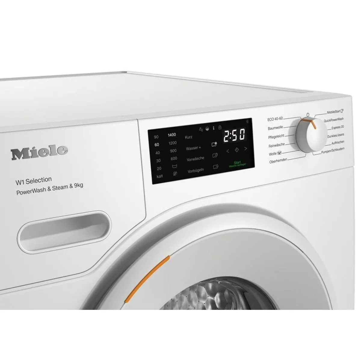Miele WSD383 WCS PWash&Steam Waschmaschine, 9 kg, 1400 U/min, Energieeffizienzklasse A 3