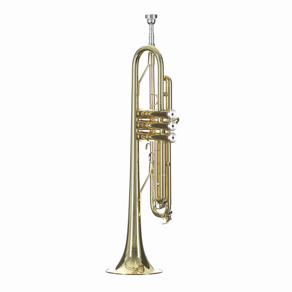 Monzani MZTR-113A Bb-Trompete, Edelstahlventile, leichtgewichtig – ideal für Einsteiger 4