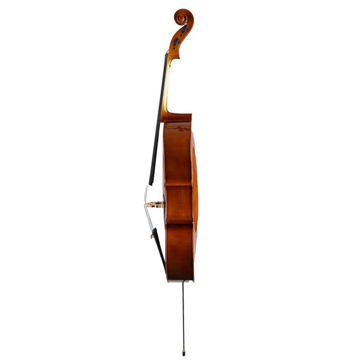 Monzani CG106 Student Cello 4/4, massive Fichtendecke, Ahornkorpus, gut spielbarer Bogen 3