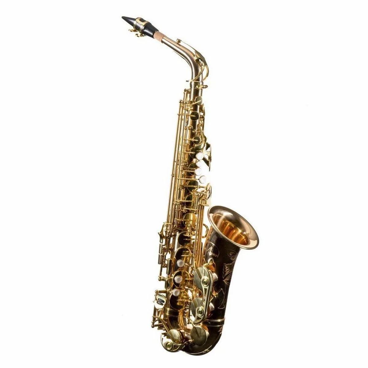 Monzani MZAS-533 II GM Alt Saxophon, druckvoller Sound, ergonomische Mechanik, inklusive Etui