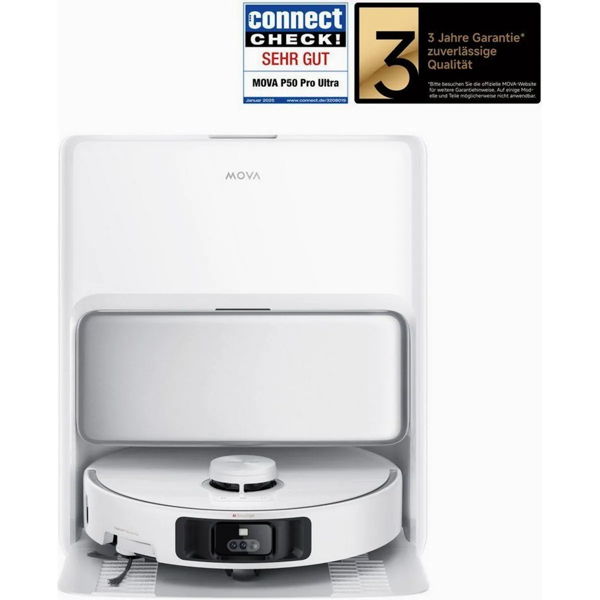 Mova P50 Pro Ultra Saug- und Wischroboter, 700 W, vollautomatische Basisstation 2
