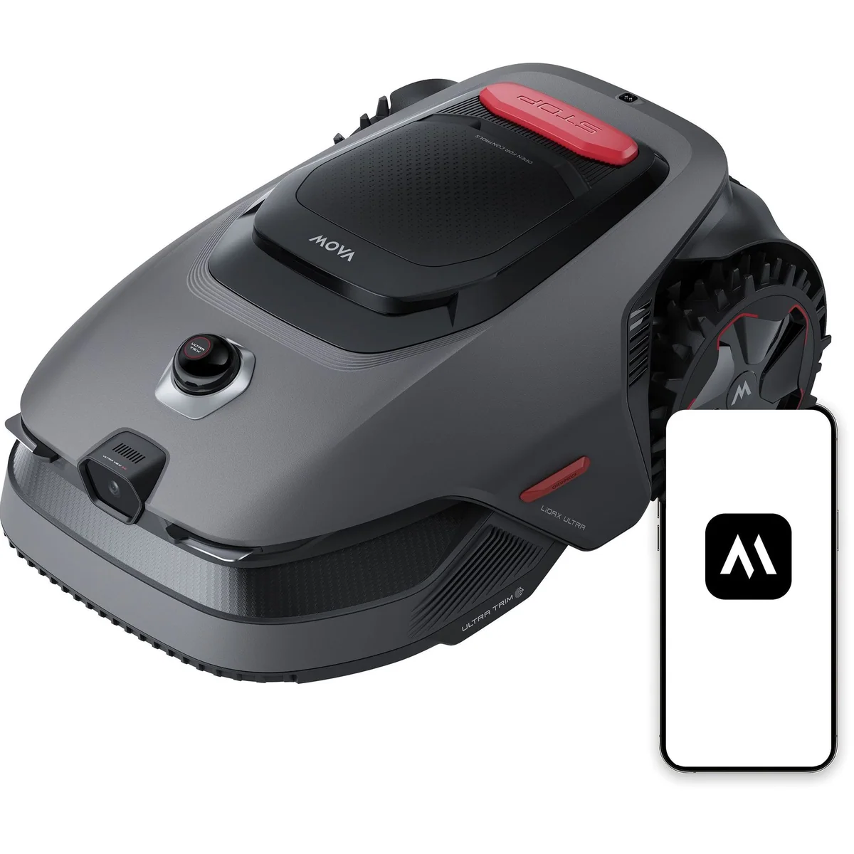 Mova LiDAX Ultra 800, 3D LiDAR-Technologie, bis 800 m² Rasenfläche