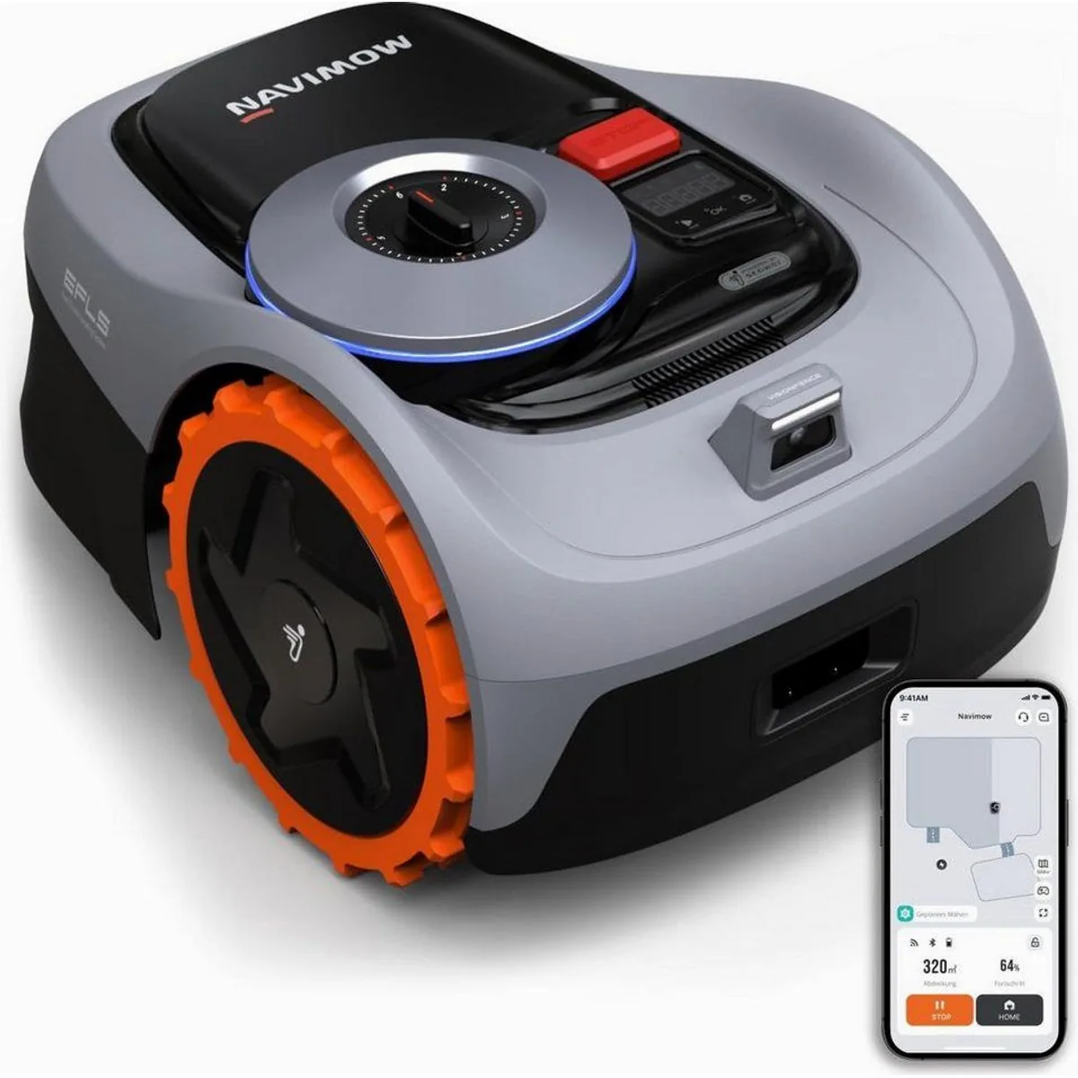 NAVIMOW i105E Rasenmähroboter, kabelose Kartierung, präzise Mähtechnik