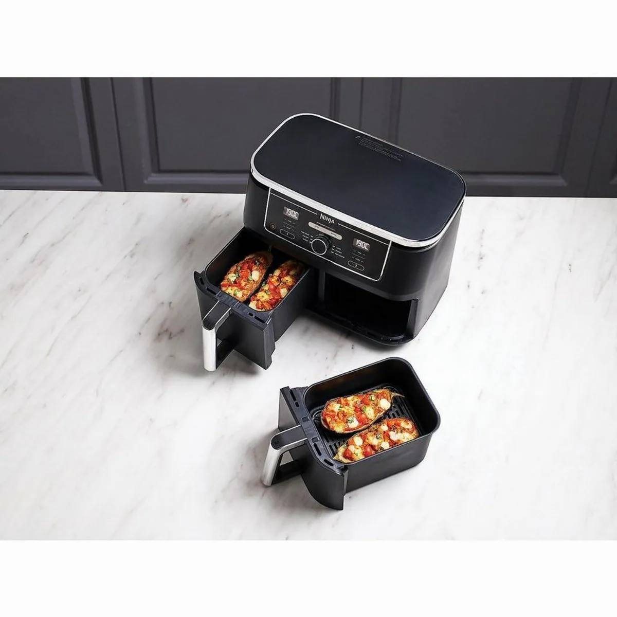 NINJA Foodi MAX Dual Zone AF400EU Heißluftfritteuse, 2 Zonen, 6 Programme, 9,5 L 4
