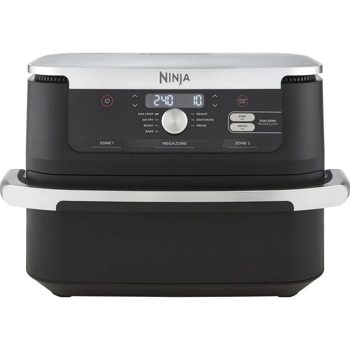 NINJA Heißluftfritteuse Foodi FlexDrawer AF500, 10,4 L MegaZone, DualZone Technologie