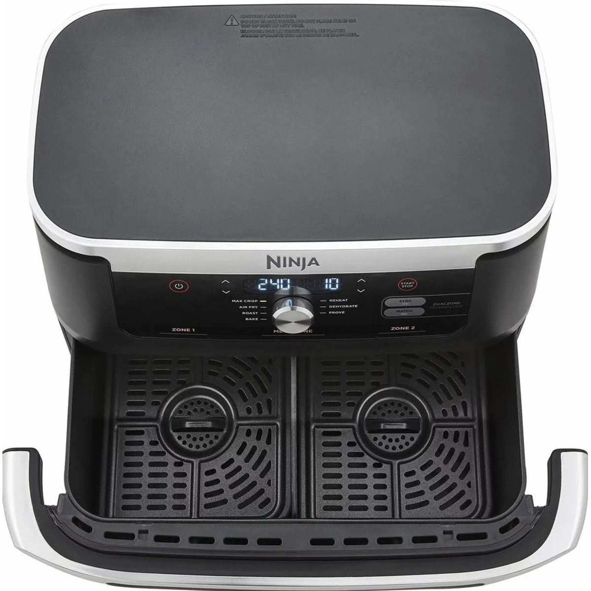 NINJA Heißluftfritteuse Foodi FlexDrawer AF500, 10,4 L MegaZone, DualZone Technologie 5