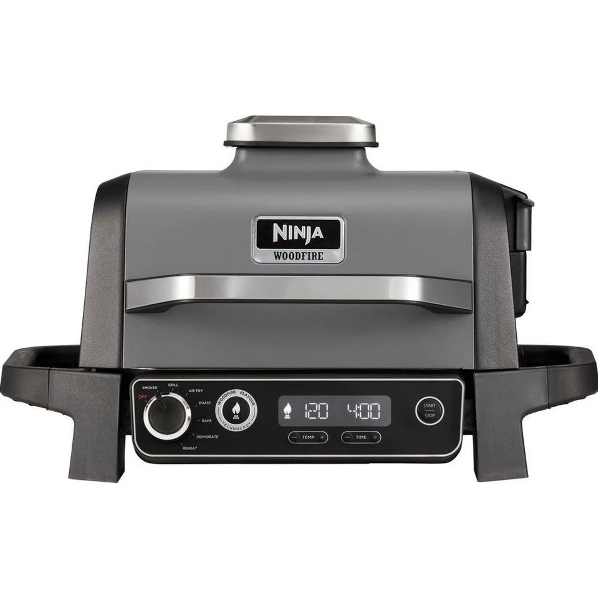 NINJA Woodfire OG701EU Tischgrill, 2400 W, vielseitig einsetzbar
