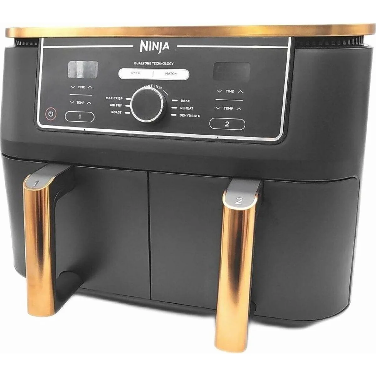 NINJA Heißluftfritteuse, 6-in-1, 9,5 Liter, Dual Zone 2