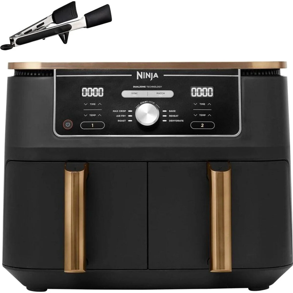 NINJA Heißluftfritteuse, 6-in-1, 9,5 Liter, Dual Zone 4