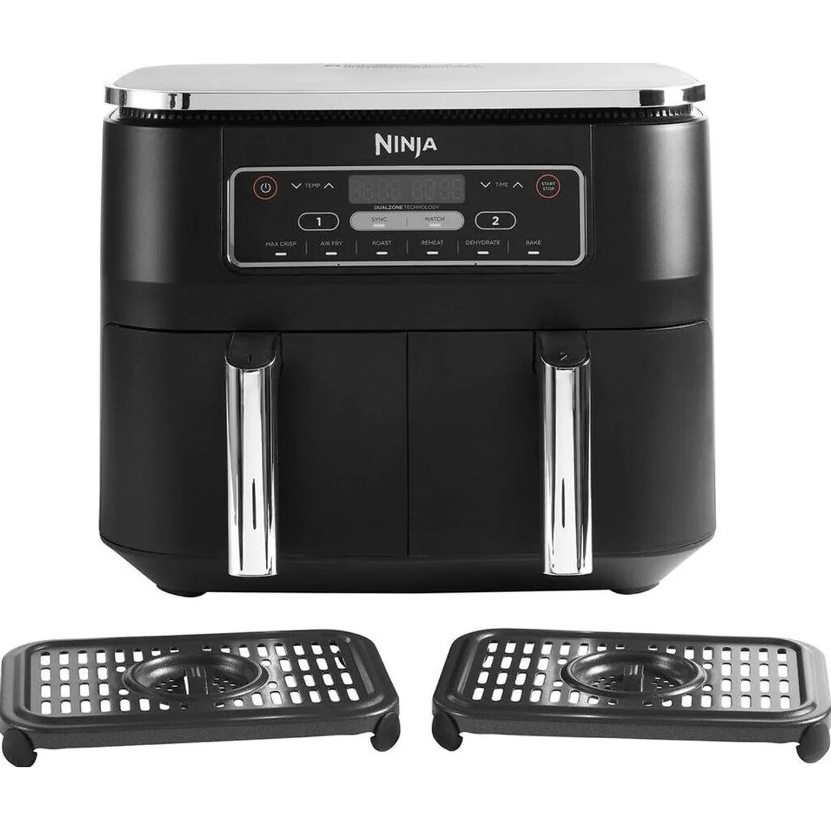NINJA Heißluftfritteuse AF300EU, 2400 W, Dual Zone, 6 Zubereitungsfunktionen 5