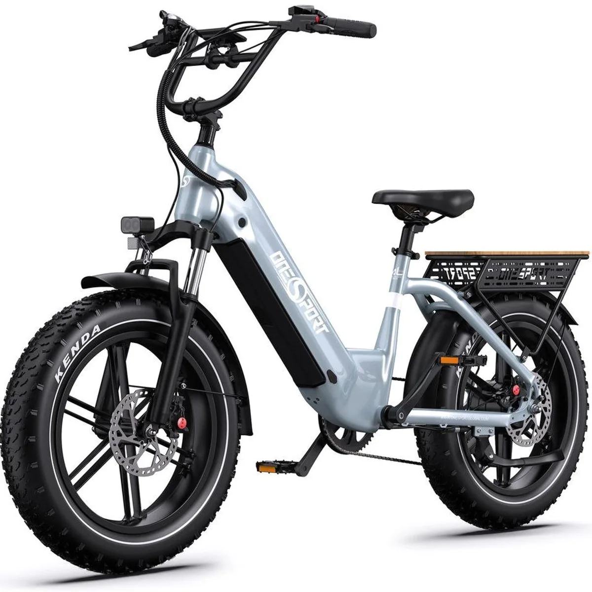 Onesport E-Bike Cityrad, 250W Motor, 130 km Reichweite, hydraulische Bremsen