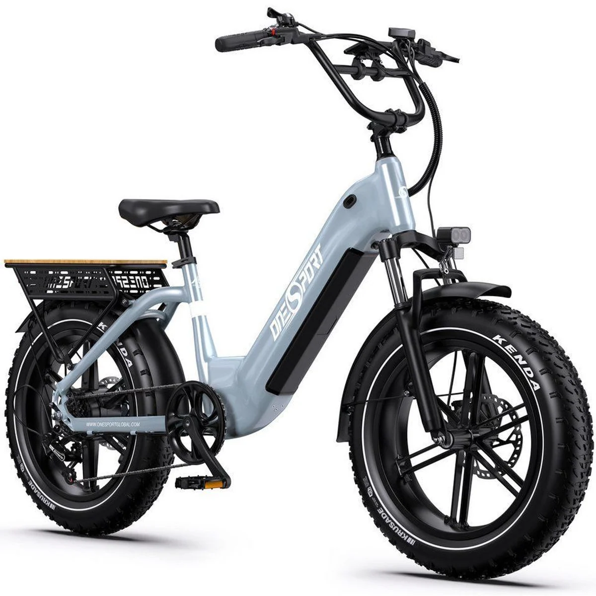 Onesport E-Bike Cityrad, 250W Motor, 130 km Reichweite, hydraulische Bremsen 2