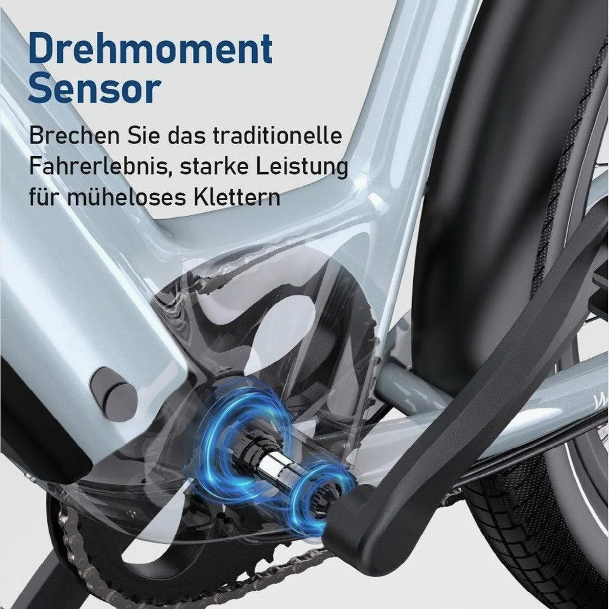Onesport E-Bike Cityrad, 120 km Reichweite, 7-Gang Shimano, 250 W Heckmotor 4