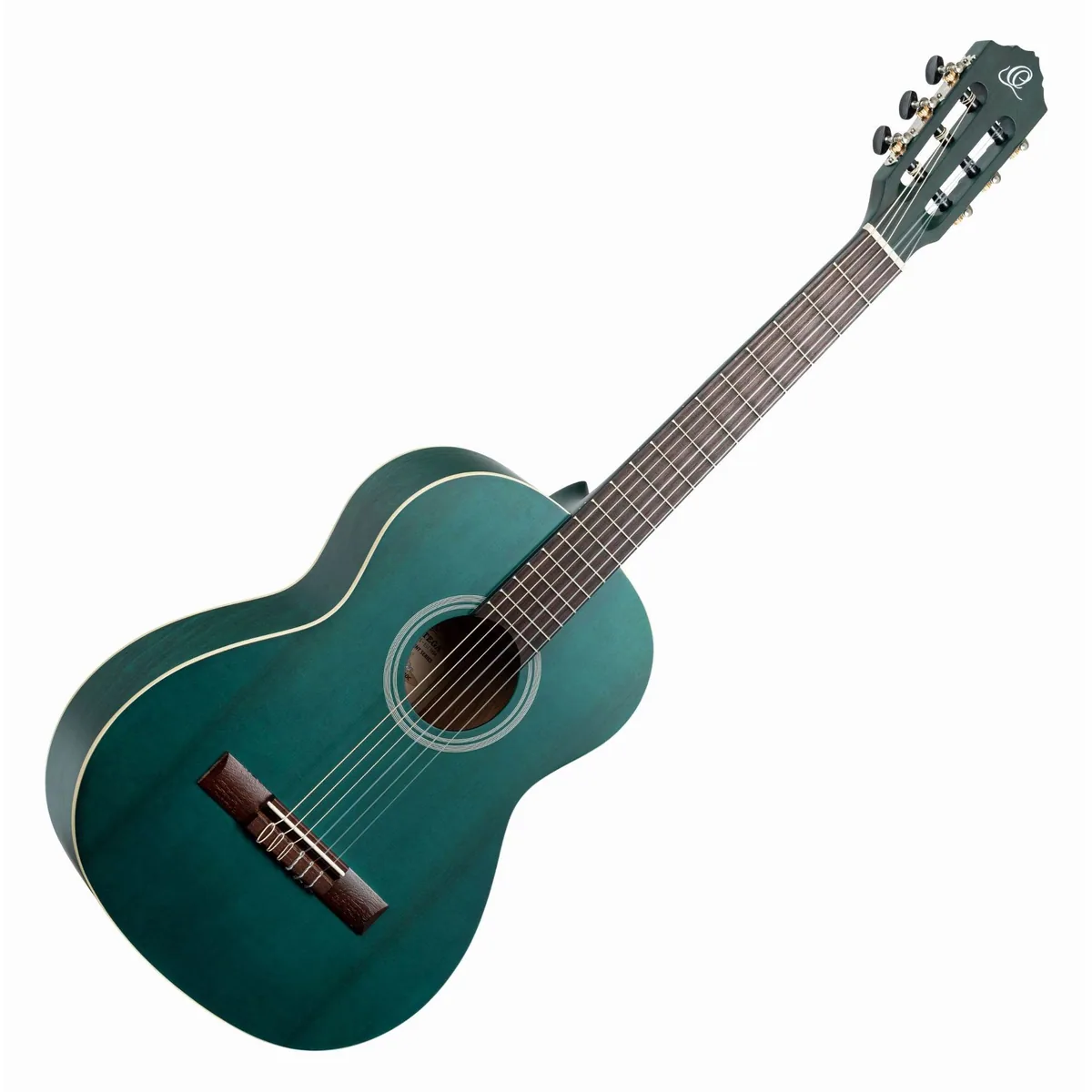 ORTEGA Guitars RST5M-3/4OC Konzertgitarre, kompakte 3/4-Größe, harmonischer Klang, modernes Ocean Blue