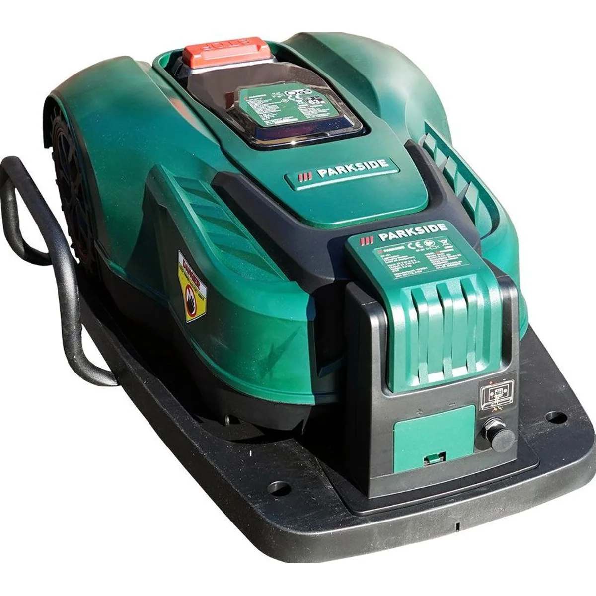 Parkside PMRA 20-Li Rasenmähroboter, bis 500 m², bürstenloser Motor