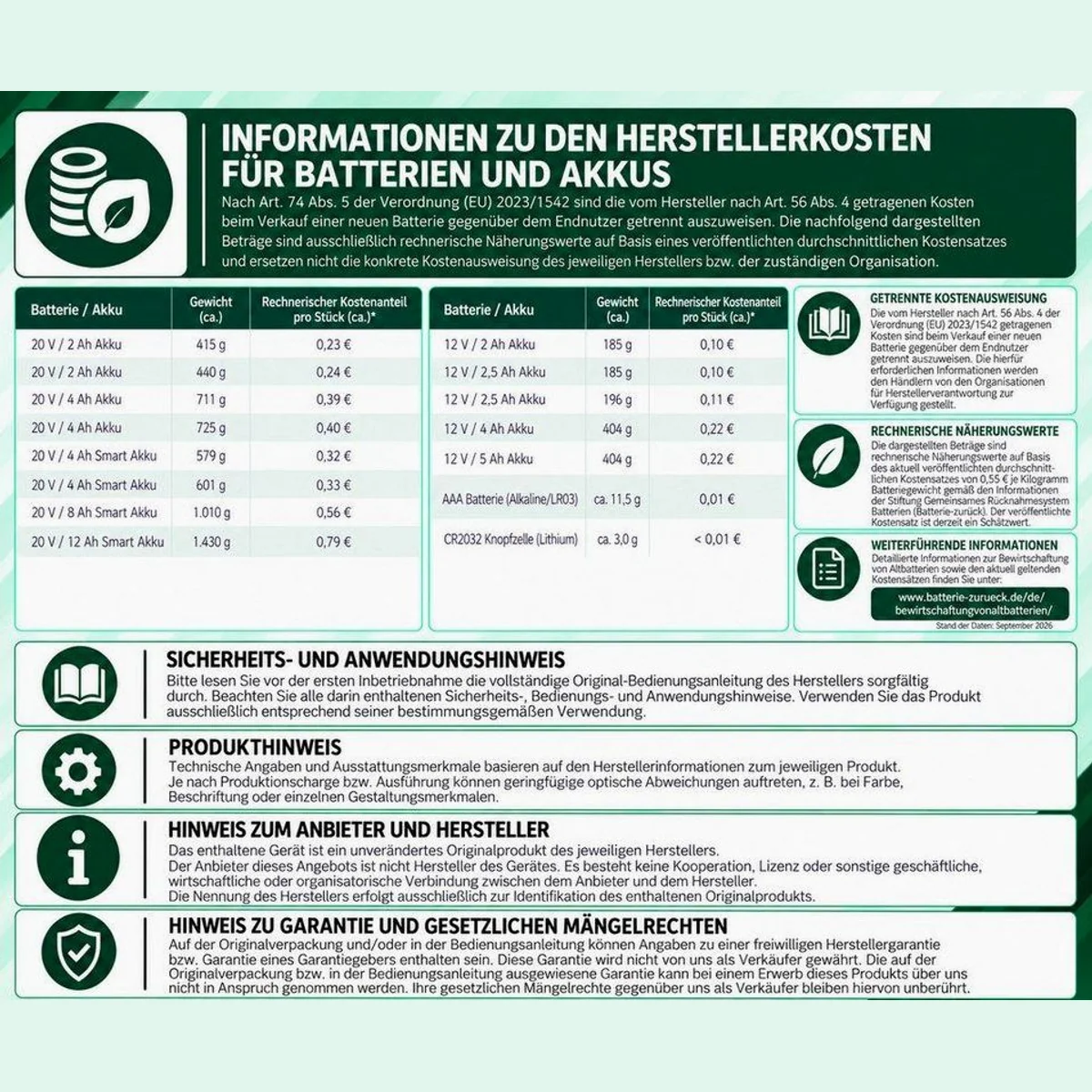 Parkside PMRA 20-Li Rasenmähroboter, bis 500 m², bürstenloser Motor 3