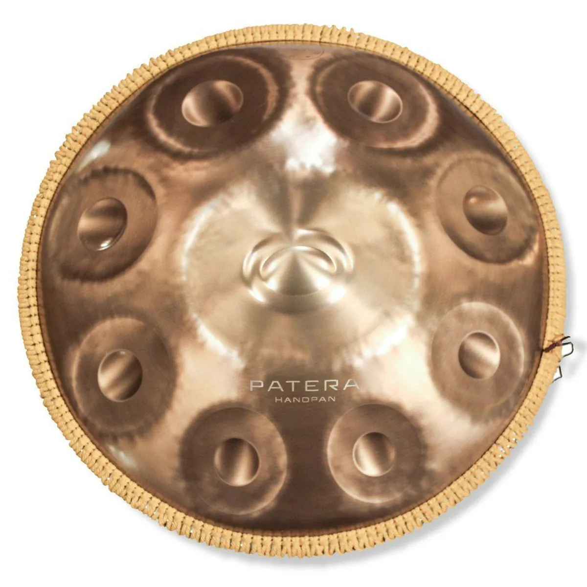 Patera Handpan HPDM-12 Compact, erweiterte Klangpalette, handgefertigt — Set mit Ständer 2
