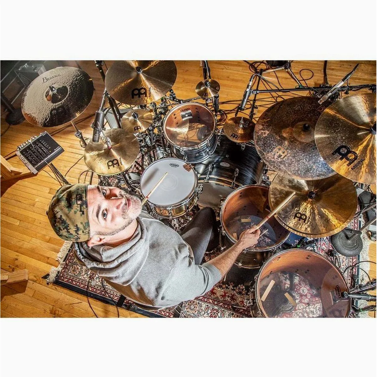Pearl Drums Matt Halpern Signature Snare Drum, 14x6 Zoll, Messingkessel, Click-Lock Abhebung 4