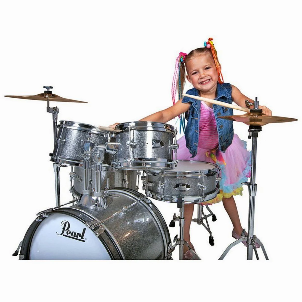 Pearl Roadshow Junior Schlagzeug, komplettes Set für Kinder bis 10 Jahre 2