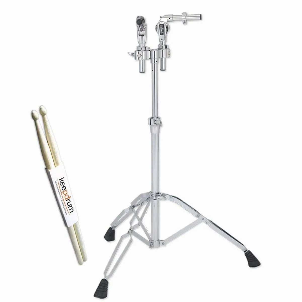 Pearl T-935 Doppel-Tomstativ, hohe Stabilität, flexible Positionierung, schnelles Setup
