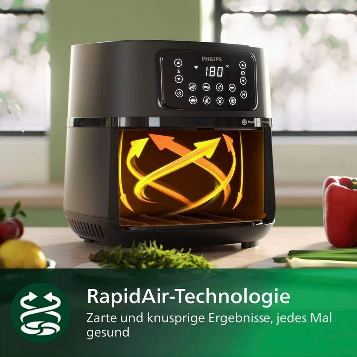Philips Airfryer XXL HD9285, 7,2 l, 2000 W, vielseitig & smart 4