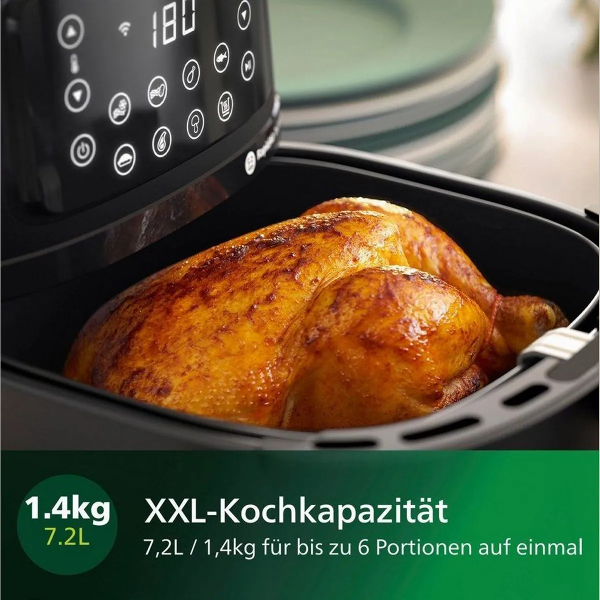 Philips Airfryer XXL HD9285, 7,2 l, 2000 W, vielseitig & smart 5
