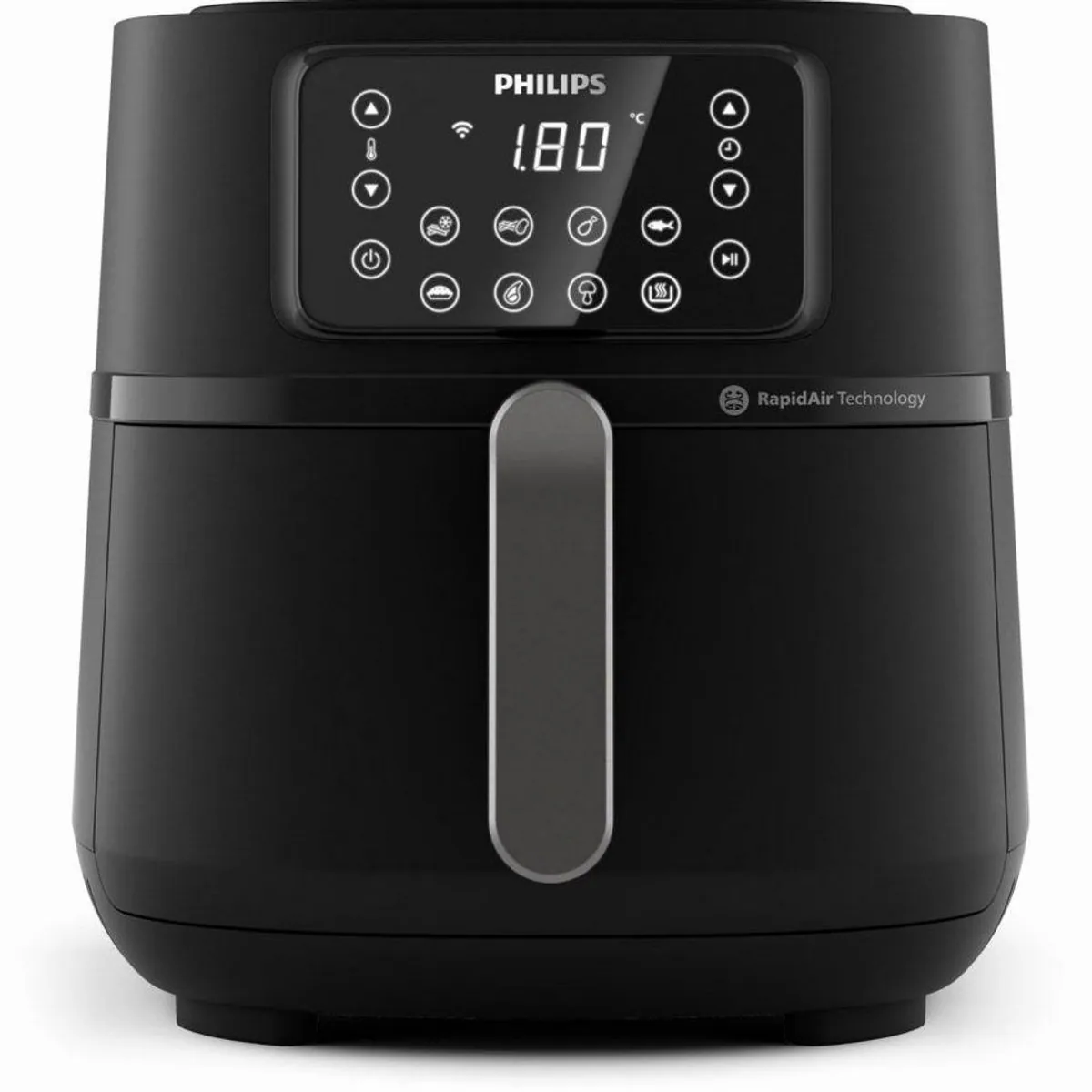 Philips Heißluftfritteuse HD9285/93, 2000 W, 7,2 l Korb, 16 Kochfunktionen