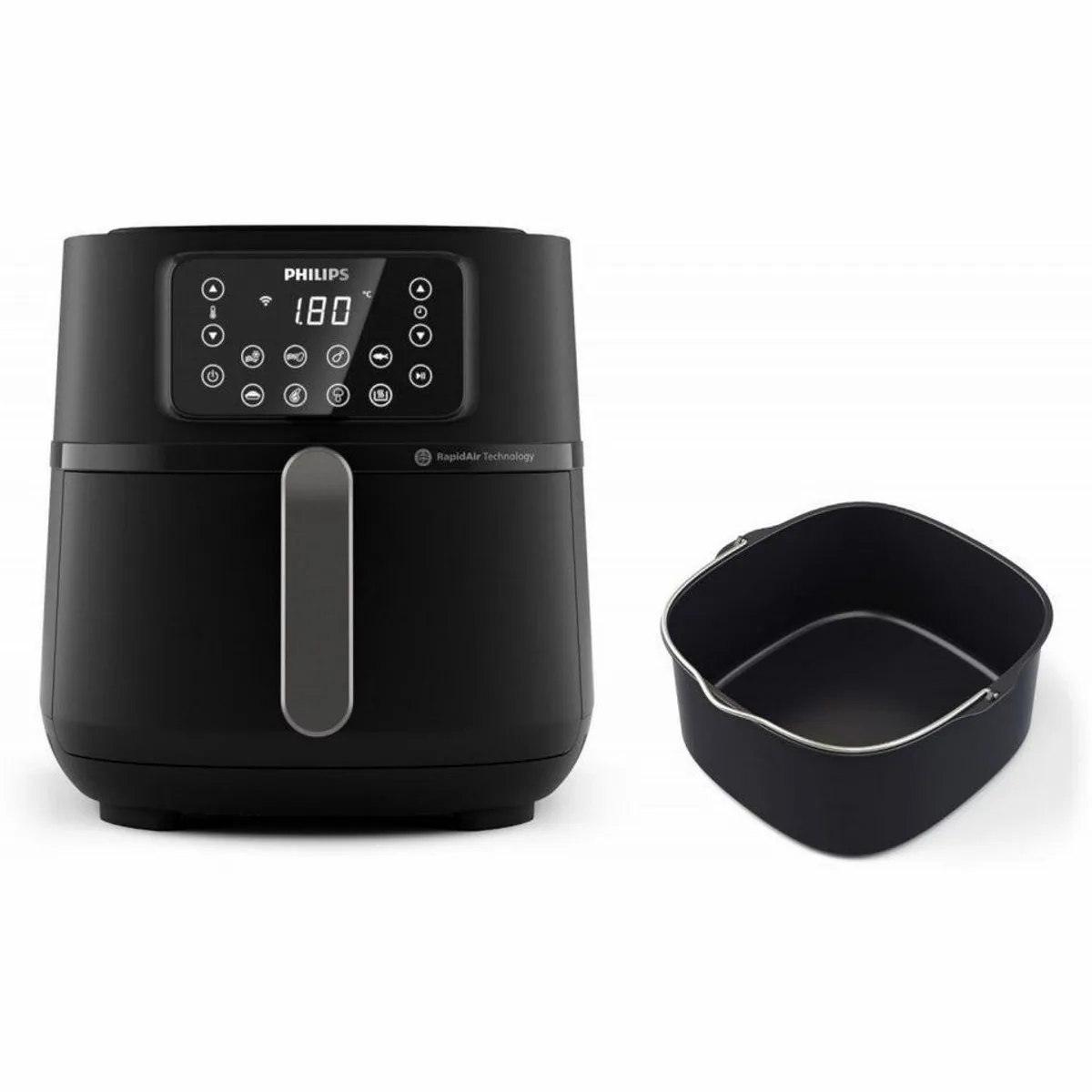 Philips Heißluftfritteuse HD9285/93, 2000 W, 7,2 l Korb, 16 Kochfunktionen 5