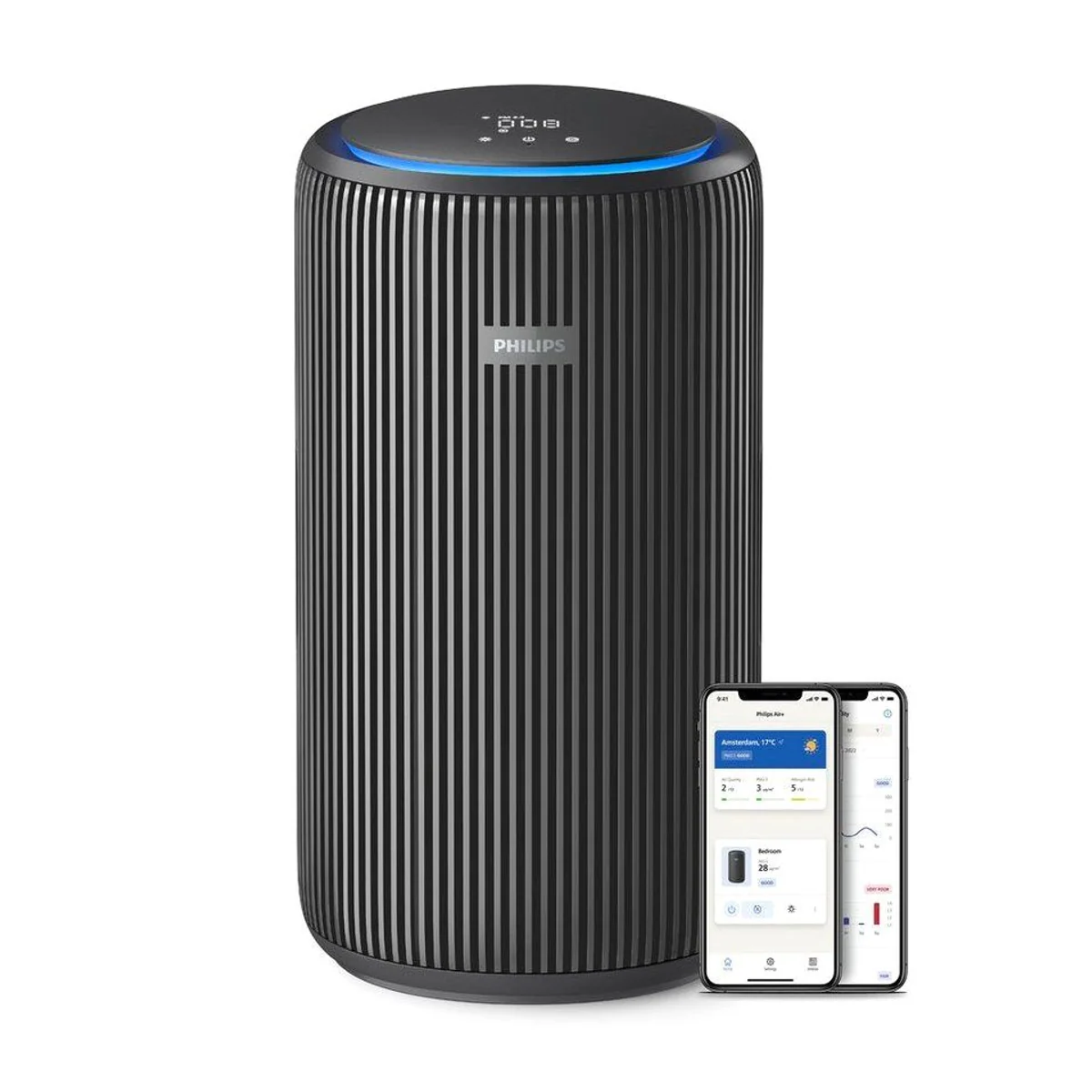 Philips PureProtect 3200 Series Luftreiniger, hohe CADR von 520 m³/h, leise und kompakt