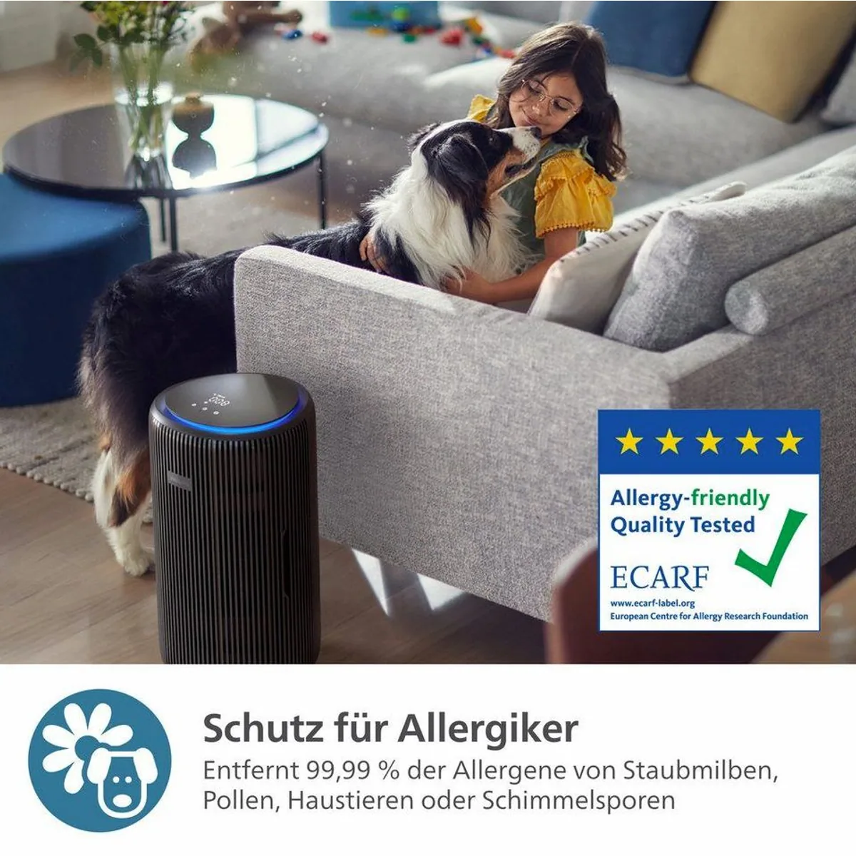 Philips PureProtect 3200 Series Luftreiniger, hohe CADR von 520 m³/h, leise und kompakt 4