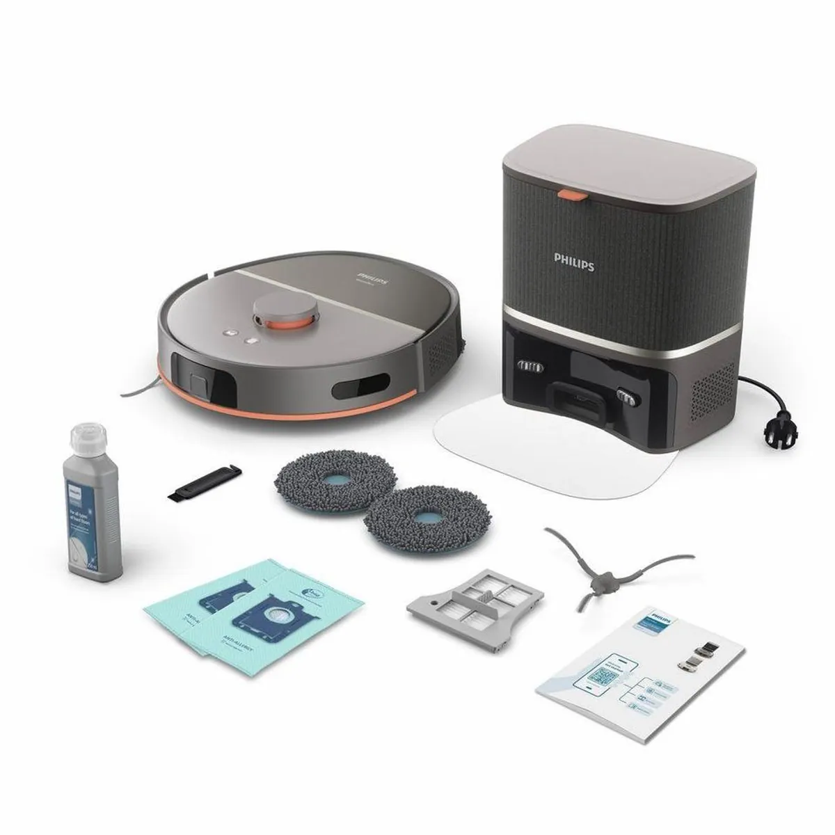 Philips Saugroboter XU5100/10, 10.000 Pa Saugkraft, LDS-Navigation, Wischfunktion 2