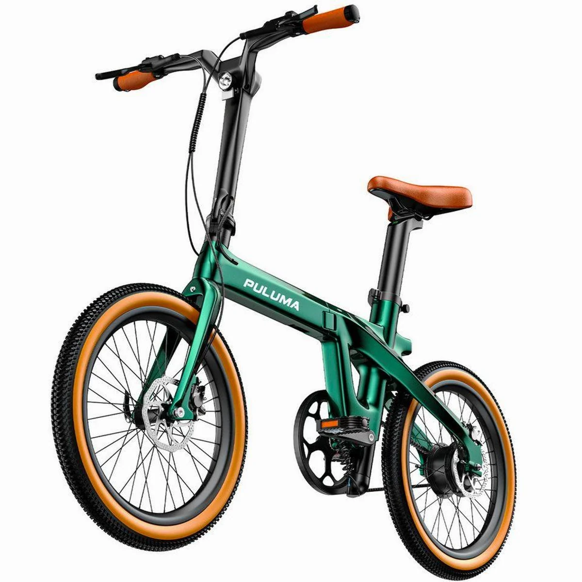 PixelPilot Klapprad E-Bike 20 Zoll, faltbar, Carbonrahmen, 25 km/h Unterstützung