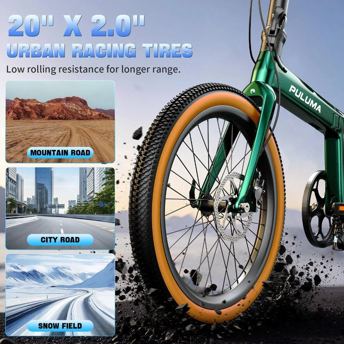 PixelPilot Klapprad E-Bike 20 Zoll, faltbar, Carbonrahmen, 25 km/h Unterstützung 4
